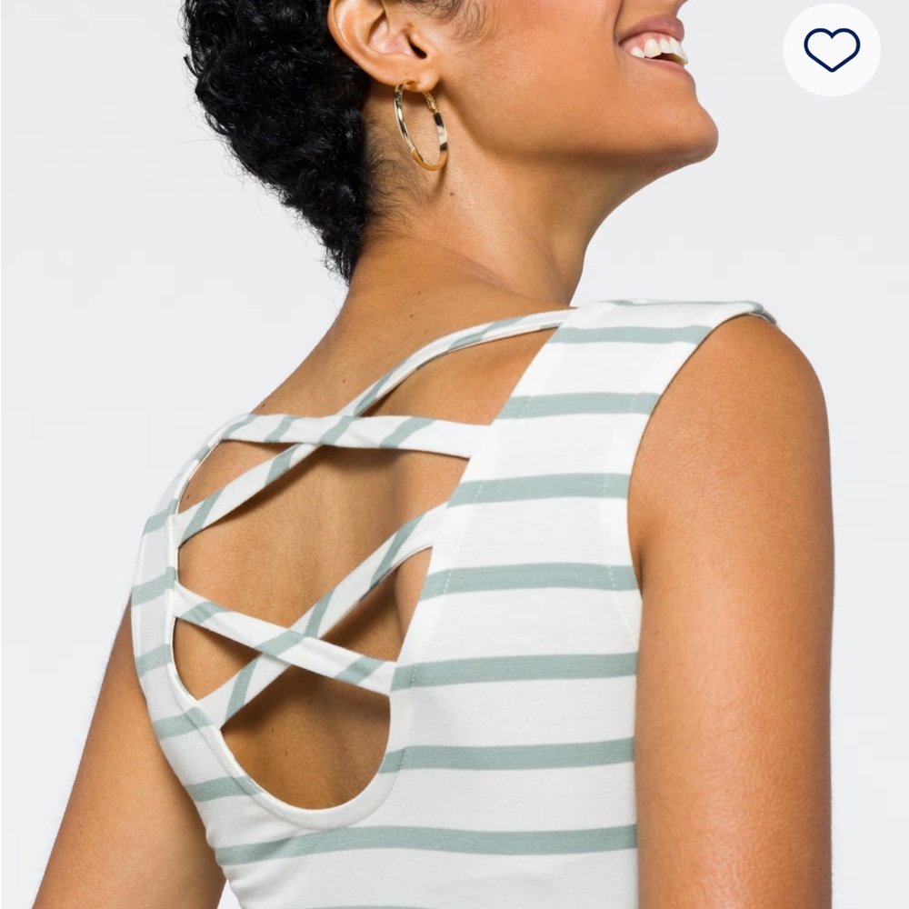 Cheyene Maternity Crossback Knit Tank